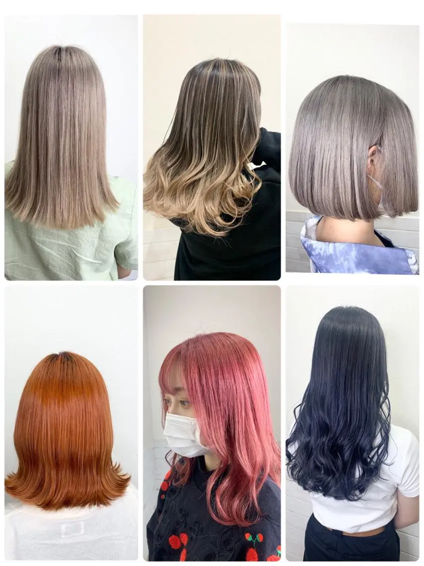 ✨【人気No.1】カット+高発色カラー8000円の写真