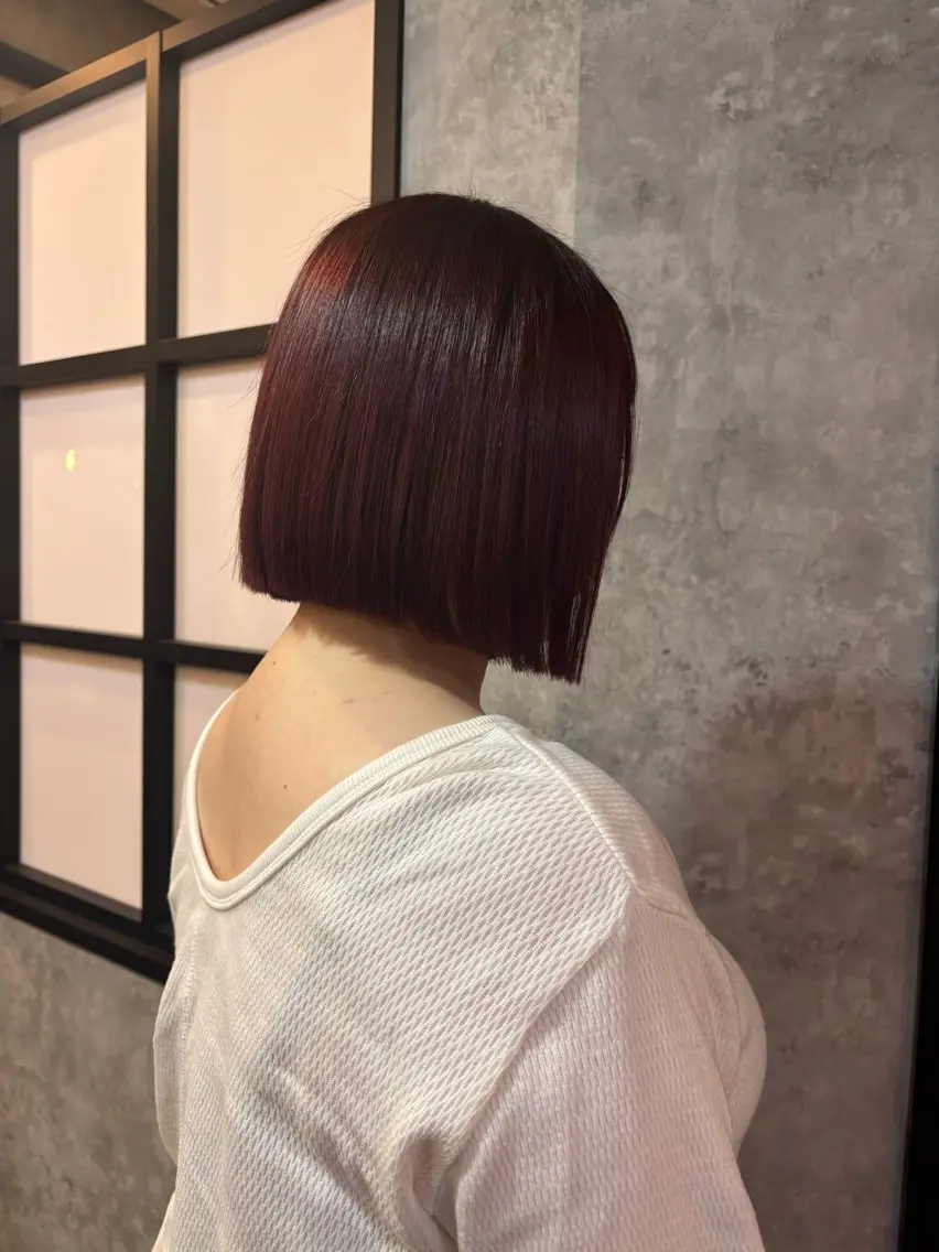 カラー レッドカラー 【モデル募集中】 RIRIKAのヘアスタイル