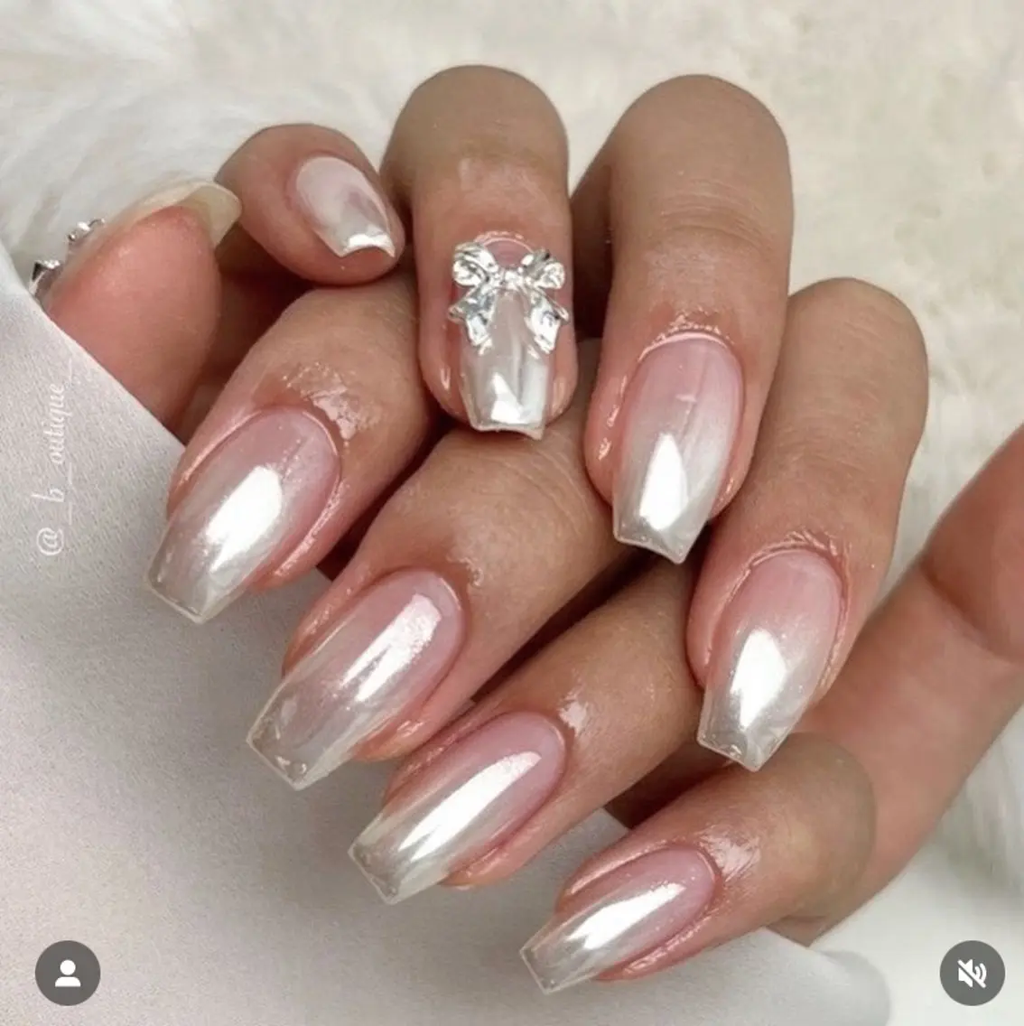 ネイル フレンチネイル ジェルネイル 韓国ネイル マグネットネイル マグネットフレンチ akina nailsのネイルデザイン
