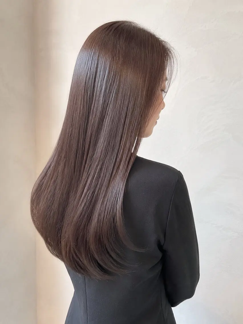 ロング カラー ヘアカラー トリートメント 岡崎勇人/レイヤー/ 韓国/ケラチンTRのヘアスタイル