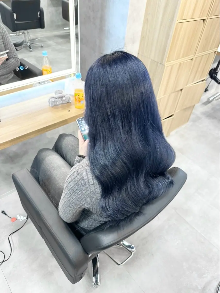 ロング ヘアカラー トリートメント ヘアセット 透明感/韓国風 RENA🤎のヘアスタイル