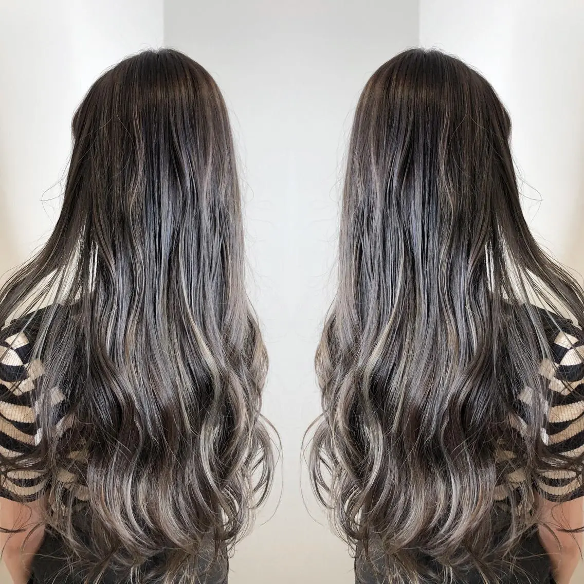 ロング カラー ヘアアレンジ 髪質改善 MAKIのヘアスタイル