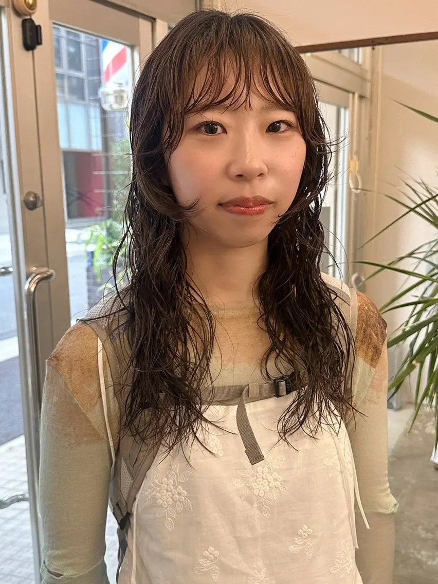 セミロング パーマ カット パーマ トリートメント 🐏nao /レイヤーカット🐏のヘアスタイル