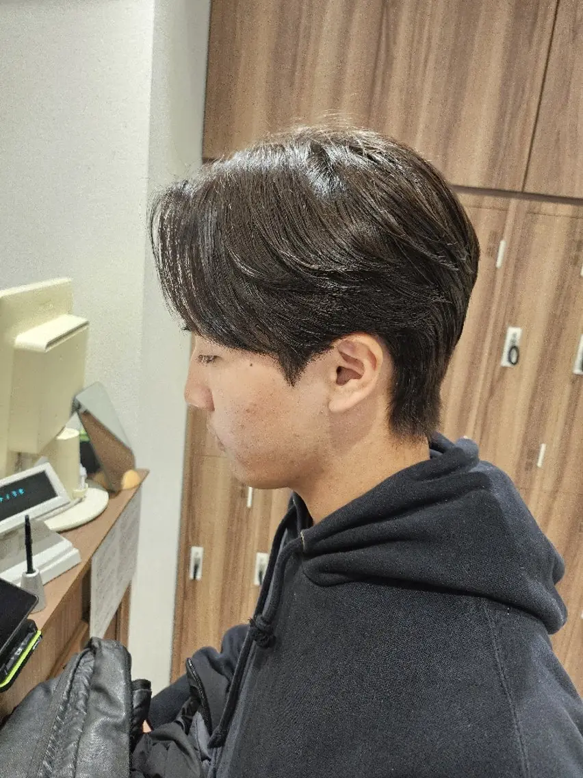 🔥minimo限定価格🔥メンズカット+曲がる縮毛矯正+韓国式根元パーマ🇰🇷+トリートメントの写真