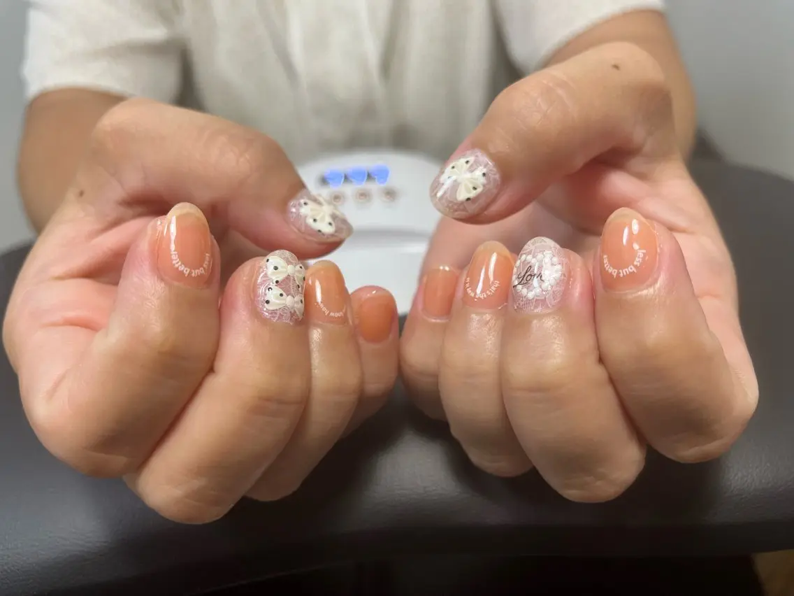 ネイル HaneLab ꕤ︎︎·͜·のネイルデザイン
