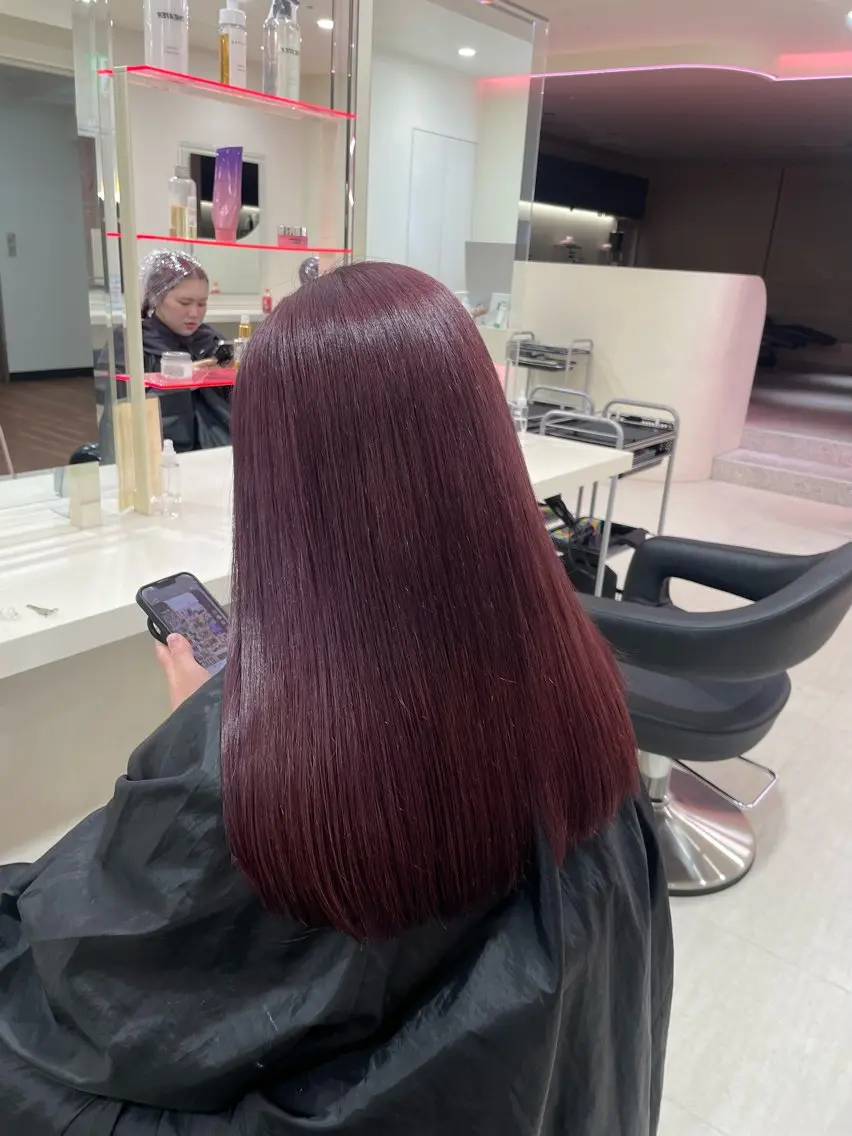 ロング カラー 大人上品ベージュ 🎀HARUNAのヘアスタイル