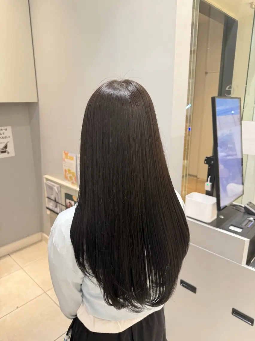 ロング くせ毛 縮毛矯正 銀座/🎀 𝑹𝒖𝒂𝒏🎀のヘアスタイル