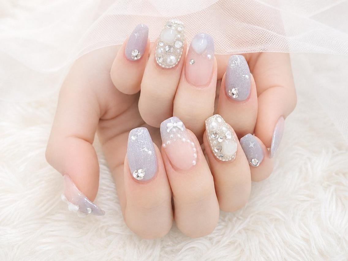 ネイル ラメ(グリッター) ハンドネイル Lili Nail Studio西荻窪店のネイルデザイン