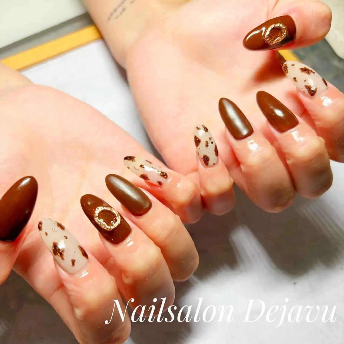 ネイル アニマル柄 ハンドネイル Nail salon Dejavu 🌿のネイルデザイン