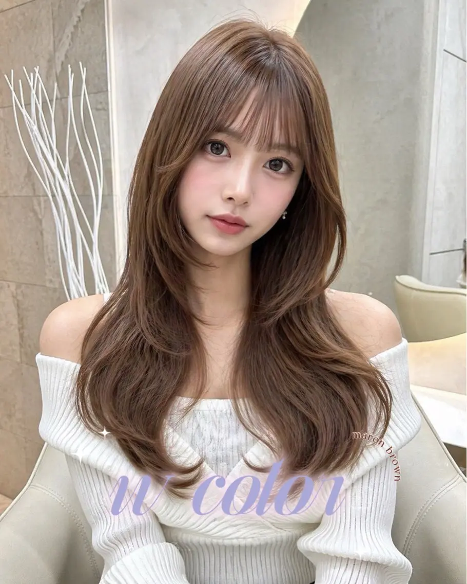 カラー ヘアカラー トリートメント 💎ななか💎/大宮 艶カラー🪄のヘアスタイル