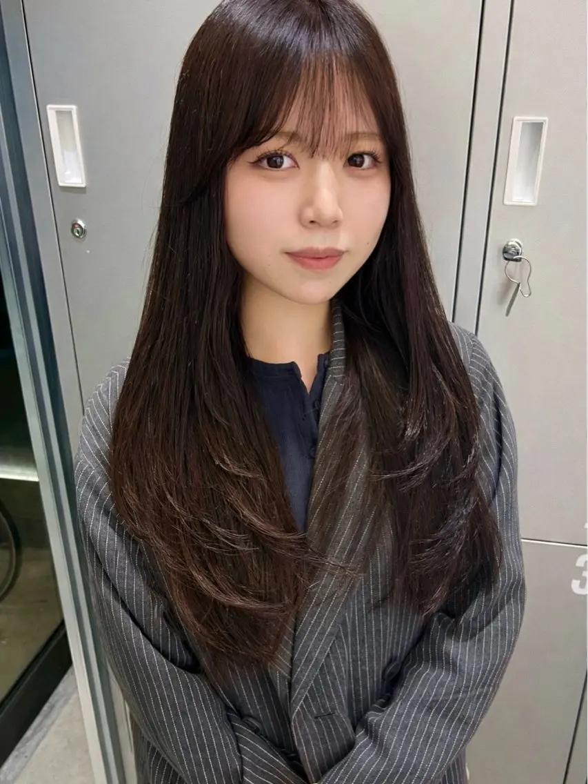 ロング カラー カット ヘアカラー nanase / レイヤーカットのヘアスタイル