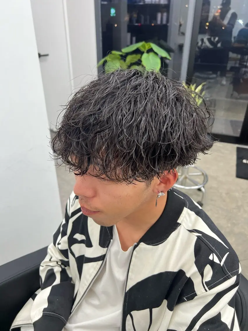 ショート メンズ カット パーマ メンズ特化美容師 井上大輔のヘアスタイル
