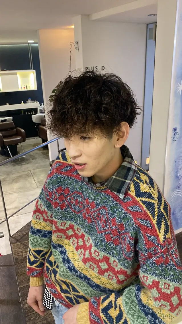 パーマ パーマ このは /メンズ特化のヘアスタイル