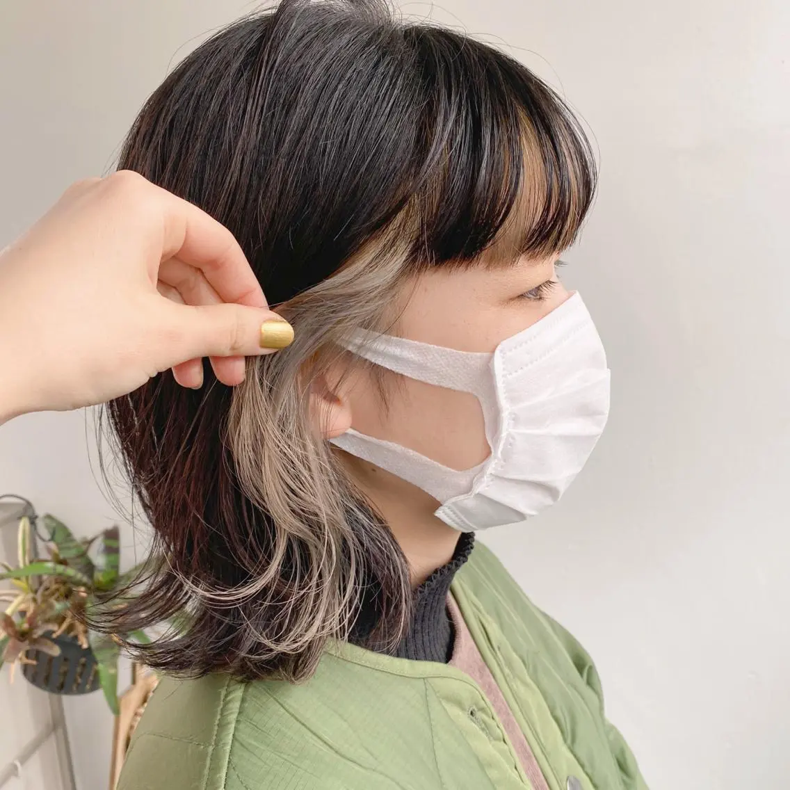 ミディアム カラー ヘアカラー トリートメント 中屋恵美⁑透明感 カラー⁑ナチュラルのヘアスタイル