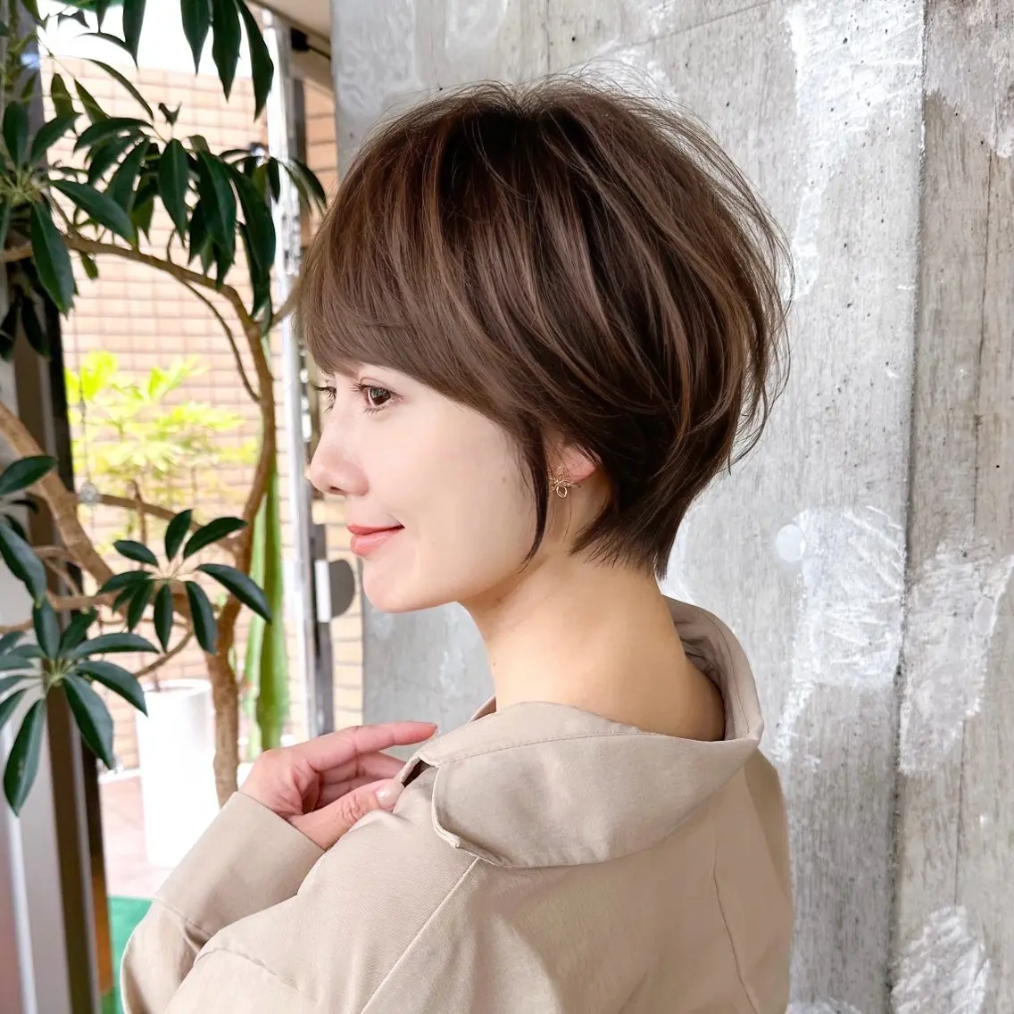 ショート パーマ パーマ 似合わせパーマ 募集中/ゆずのヘアスタイル