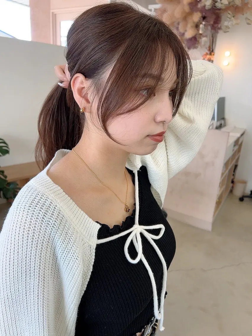 ロング カラー カット ヘアカラー vince. moekoのヘアスタイル
