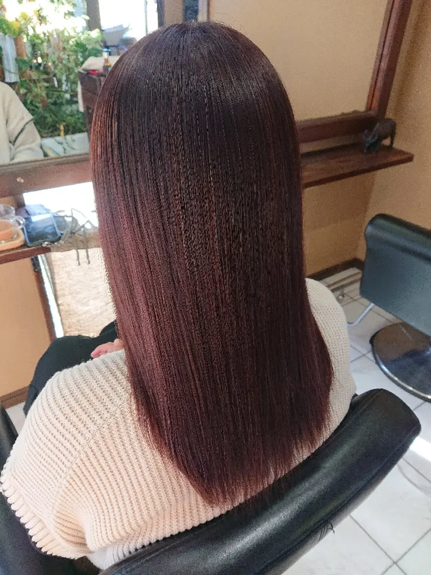 ロング 青山 早智子のヘアスタイル