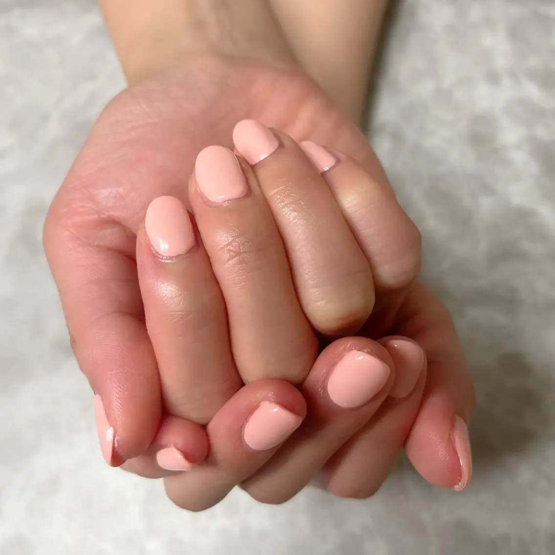 ネイル ワンカラーネイル ハンドネイル 自爪育成/深爪矯正 mikiのネイルデザイン