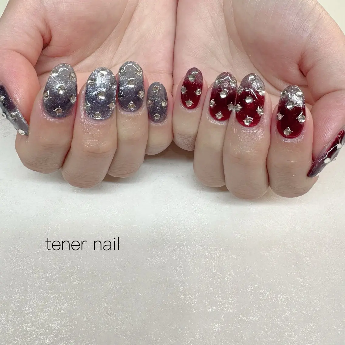 ネイル キラキラネイル ハンドネイル テネルネイル tener nailのネイルデザイン