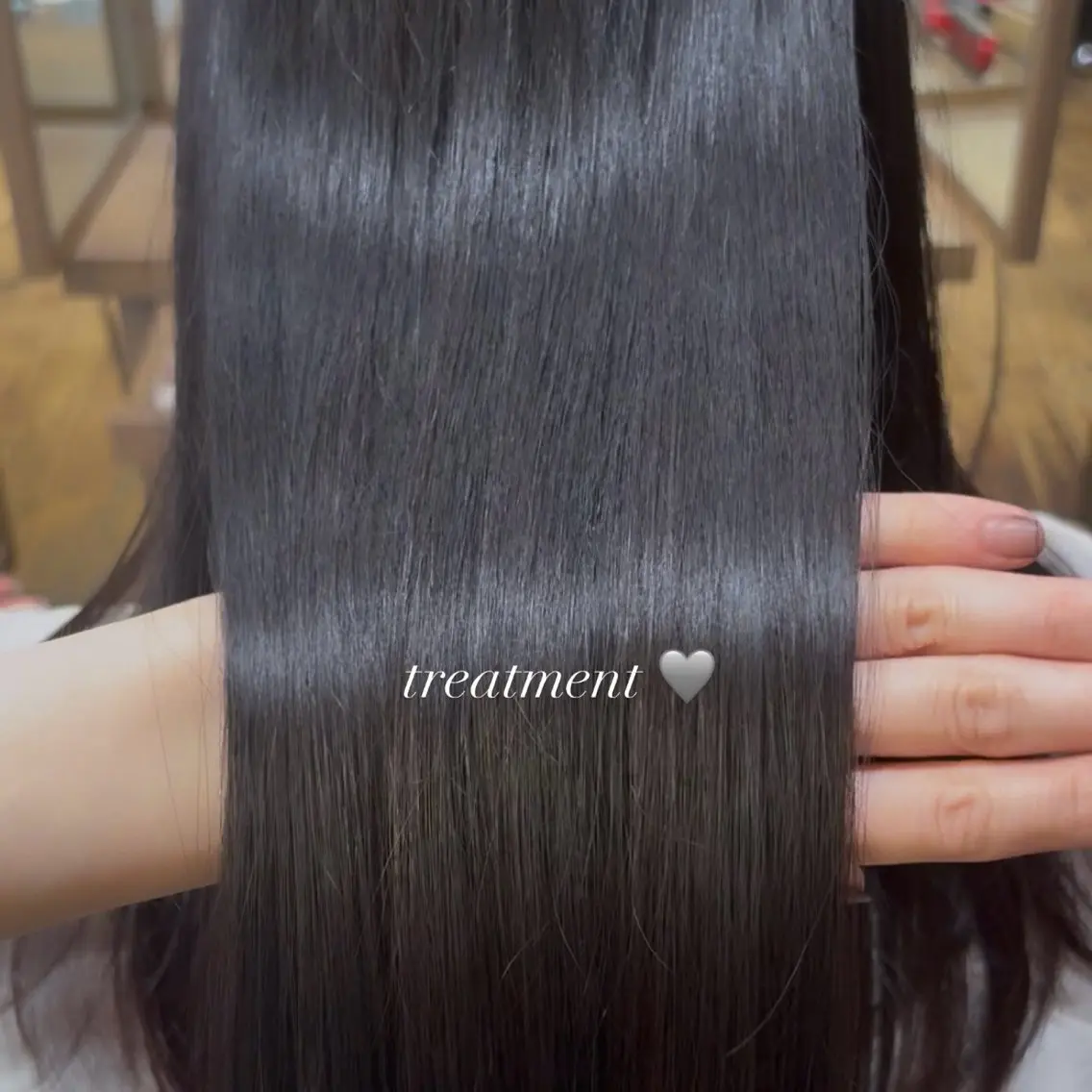 セミロング トリートメント 透けカラー.艶髪. 梅田♡midoのヘアスタイル