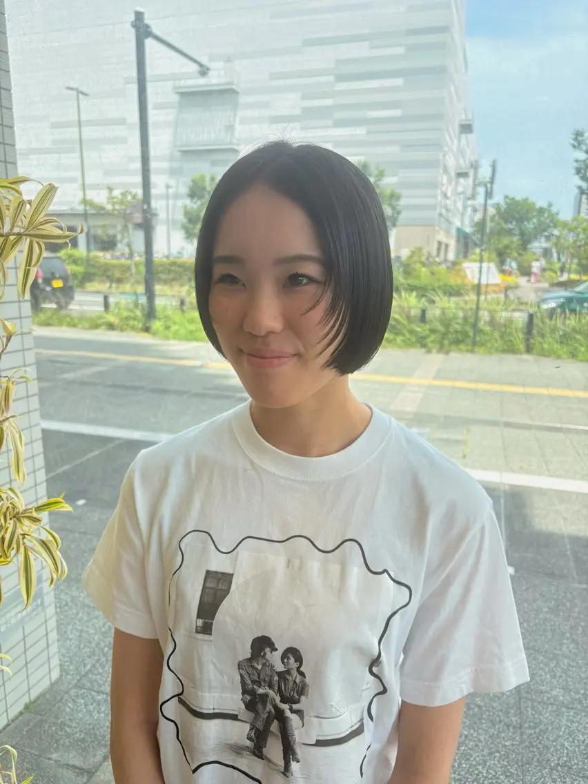 ショート ボブ yui nishiwakiのヘアスタイル