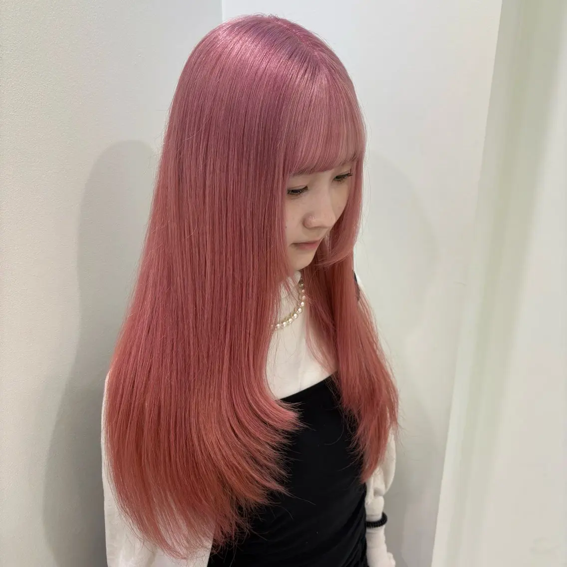 カラー ヘアカラー トリートメント akari🎀🤍 ガーリーstyleのヘアスタイル