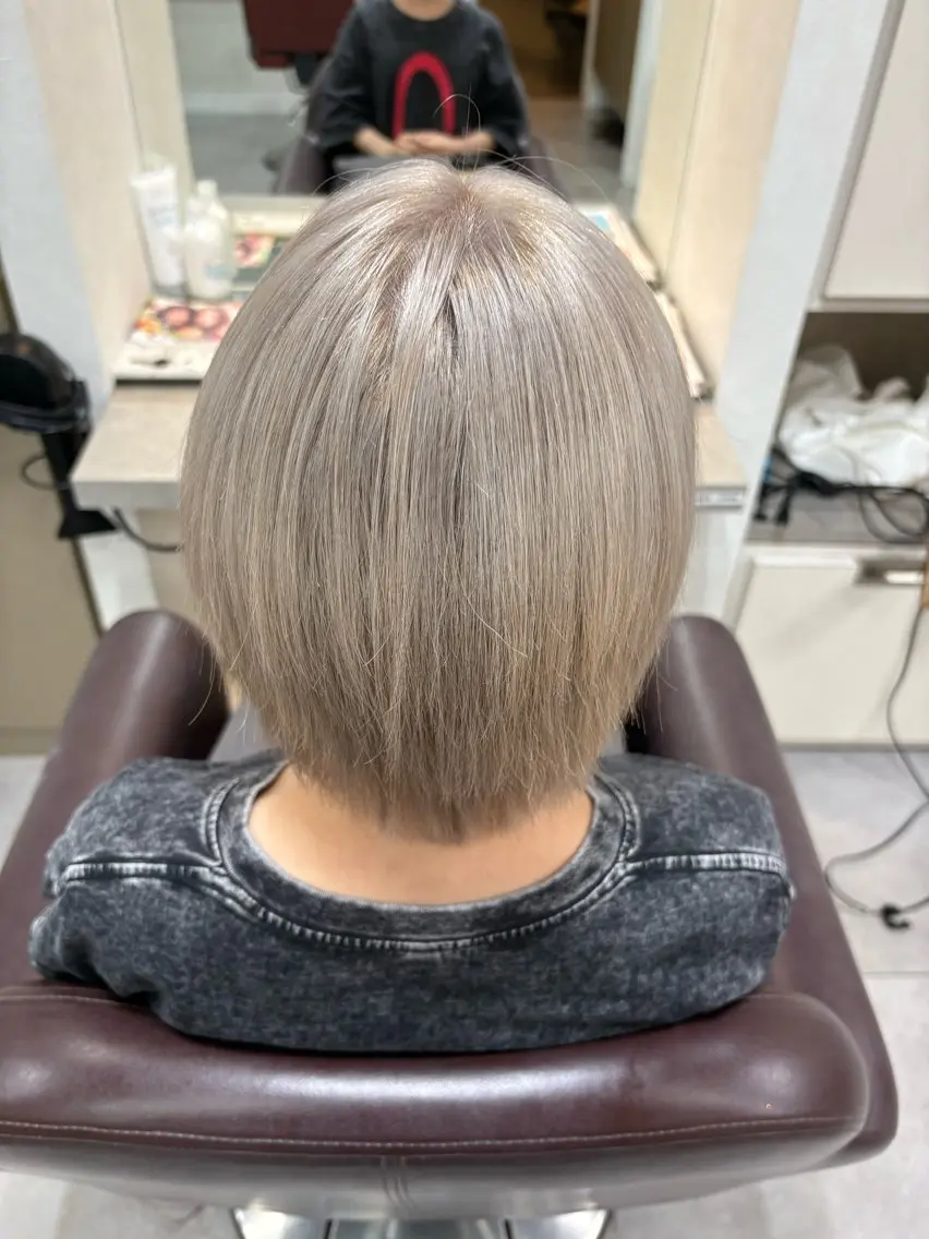 ダブルカラー💜ྀི+トリートメント🩵ྀིの写真