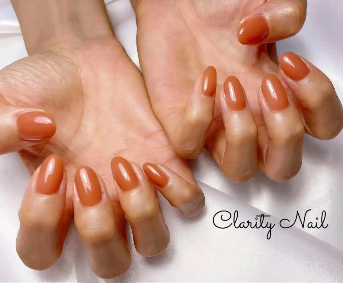ネイル ワンカラーネイル ハンドネイル Clarity Nailのネイルデザイン