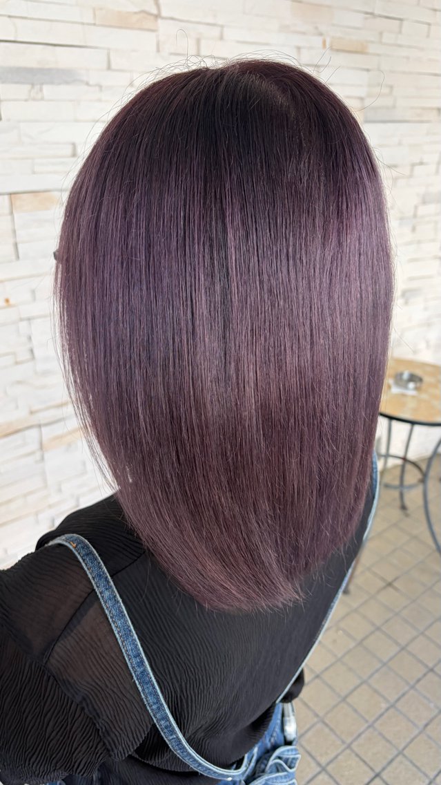 ミディアム ヘアカラー トリートメント Début 【ユウカ】のヘアスタイル