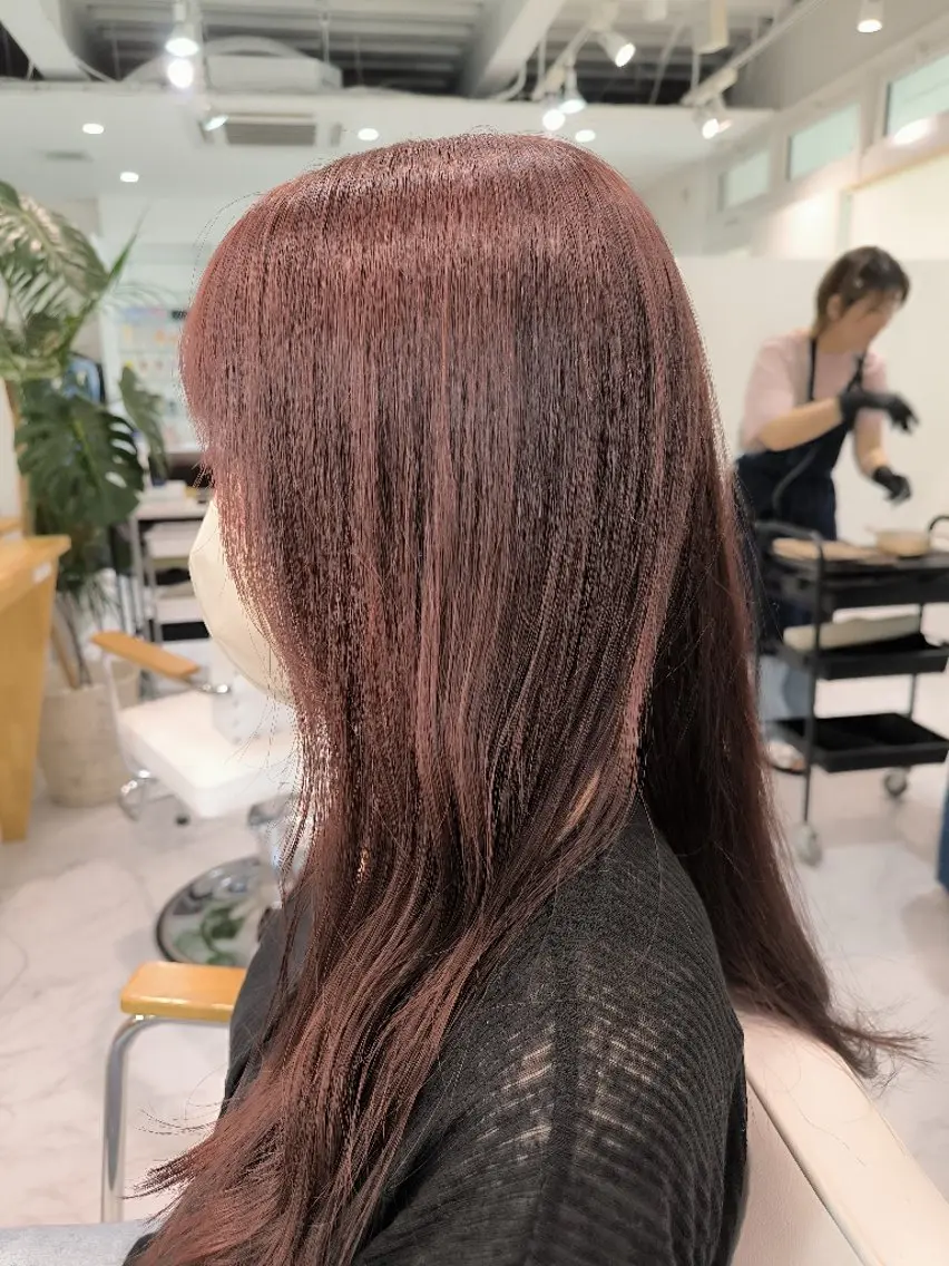 セミロング カラー ピンクカラー Antwerp💎 ✂︎HiROKi✂︎のヘアスタイル