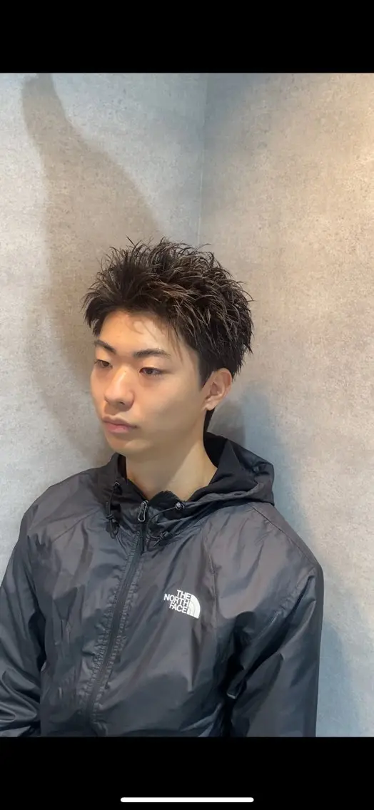 パーマ メンズ 渋谷サーフカール アメカジ美容師のヘアスタイル