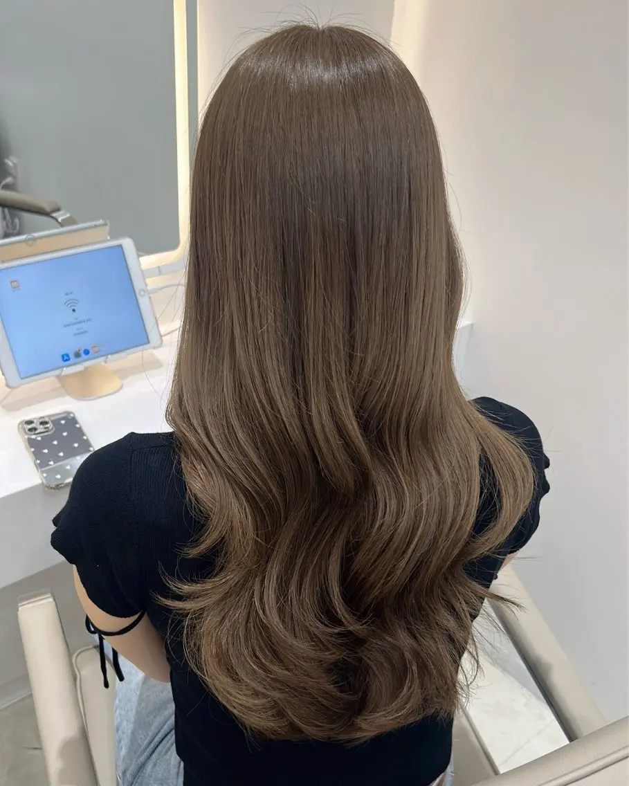 ロング カラー カット ヘアカラー トリートメント ダブルカラー髪質改善 /Annaのヘアスタイル