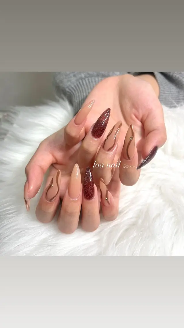 ネイル ハンドネイル loa nailのネイルデザイン