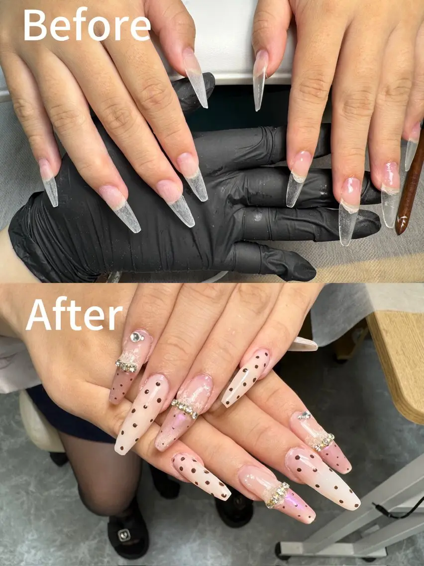 ネイル 長さ出し AUMINailみゆ 長さだしモデル募集中のネイルデザイン