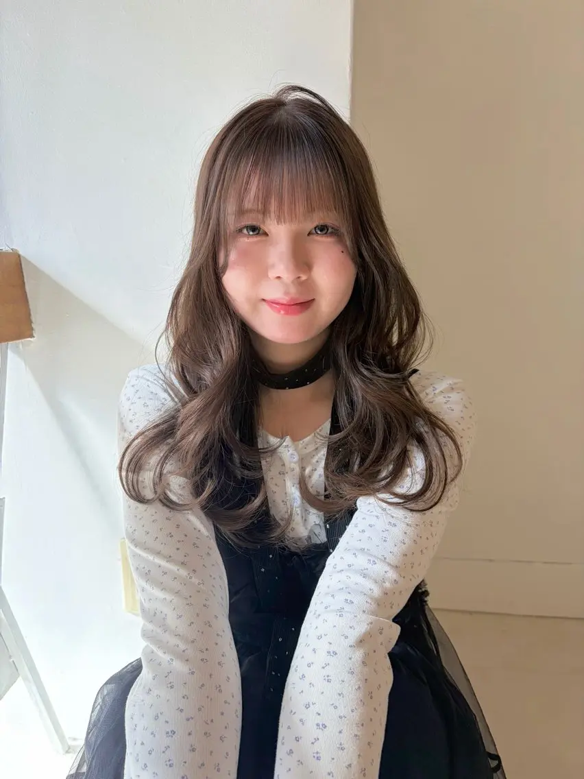 カラー＋前髪カット＋トリートメントの写真