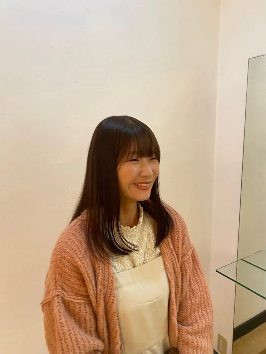 カラー ➕前髪カットの写真