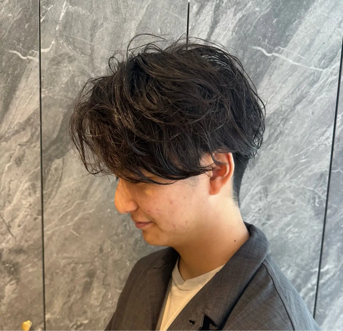 メンズカット➕シャドウパーマの写真