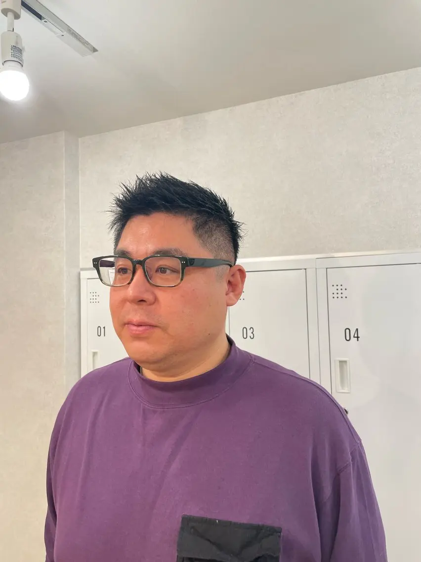 ショート メンズ モヒカン ソフトモヒカン スパイキーショート ショートヘア 植原 遥夏のヘアスタイル
