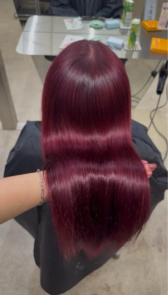 ロング 松本 葉南のヘアスタイル