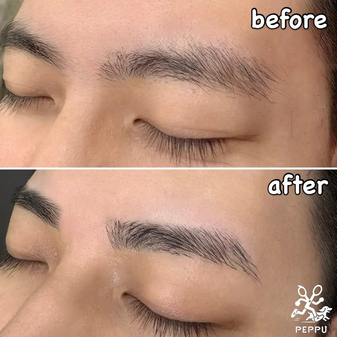 【印象爆上がり】men's eyebrowの写真