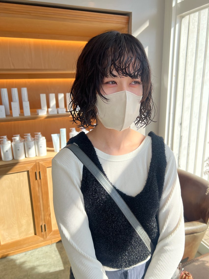 くるくるパーマ＋カット15950→8300の写真