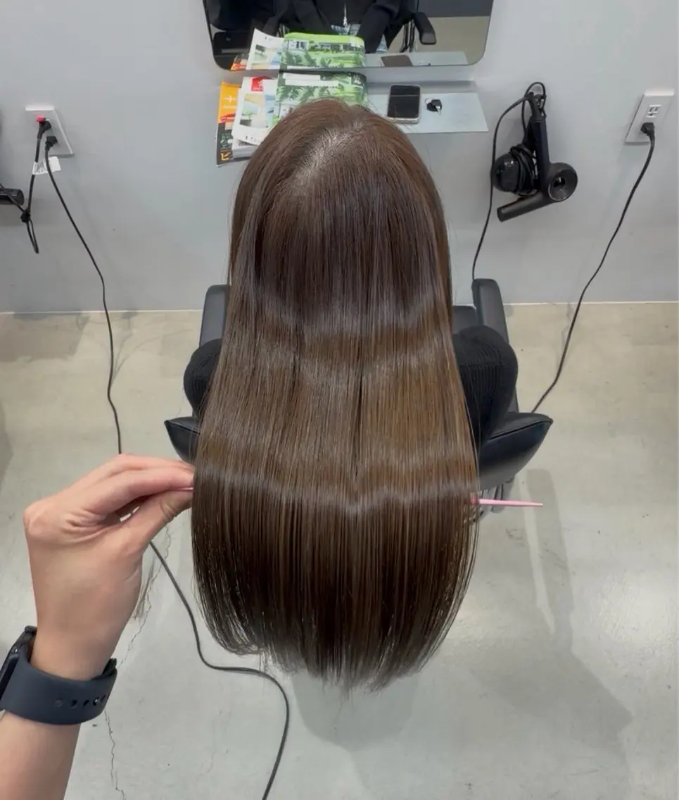 カラー ヘアカラー トリートメント 住田 心美のヘアスタイル