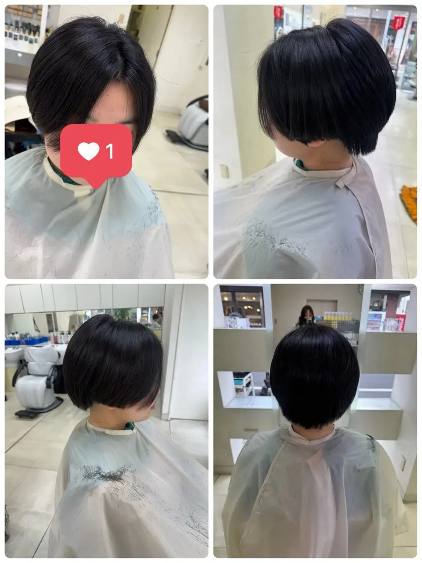 ショート タカハシ リナのヘアスタイル