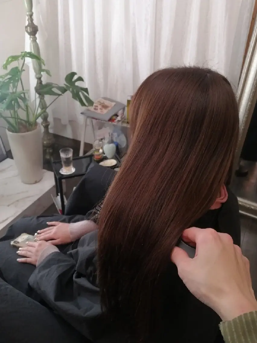 ロング カラー トリートメント ヘッドスパ D/i |Y/no. 〈夜スパ17時〜〉のヘアスタイル