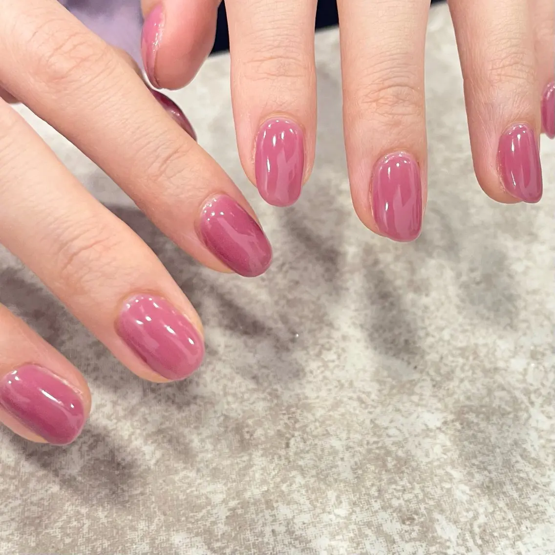 ネイル ブルー ピンク パープル nailsalon amity🌿池田のネイルデザイン