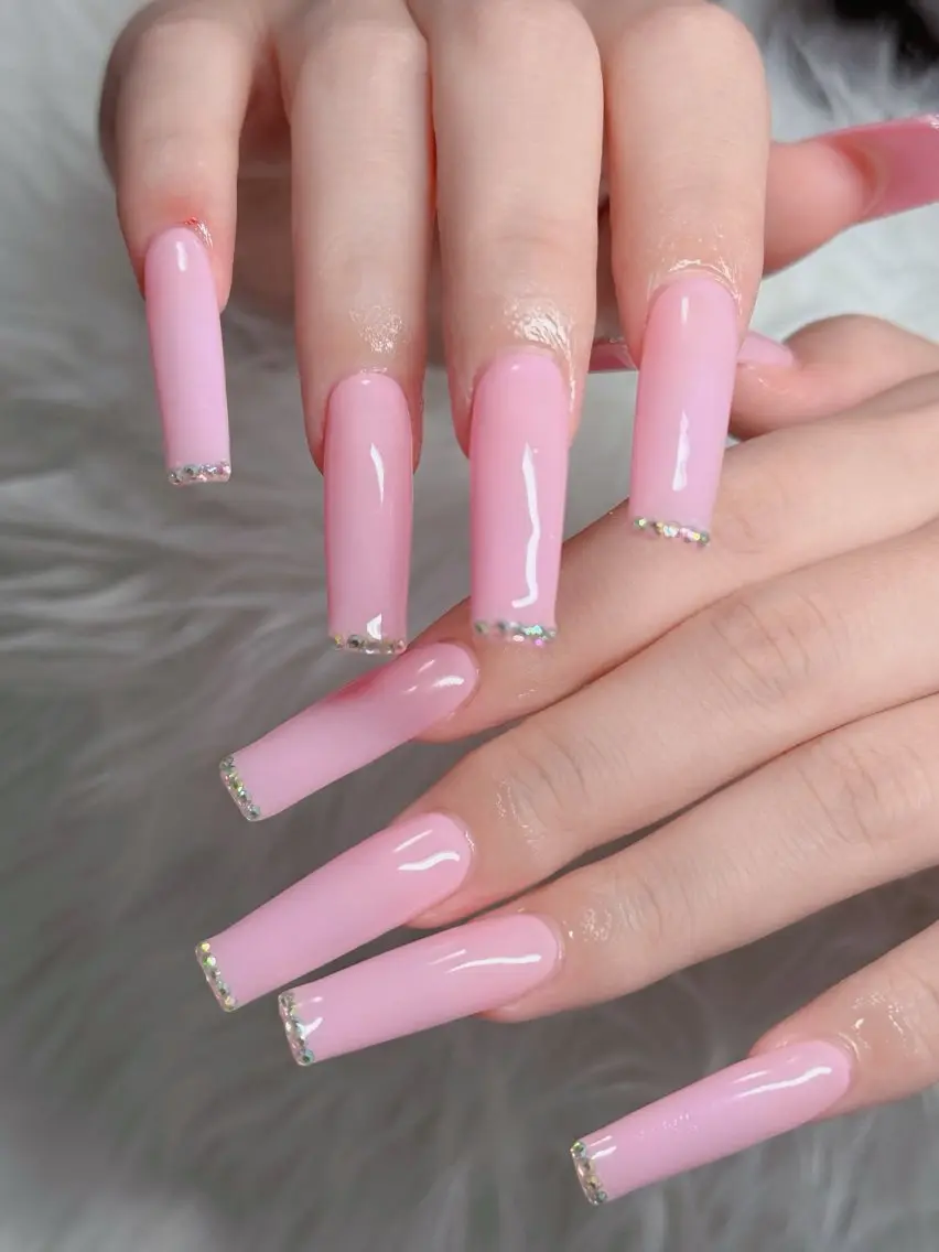 ネイル フレンチネイル ジェルネイル ガラスフレンチ ハロウィン ハート H.baby Nail Salonのネイルデザイン