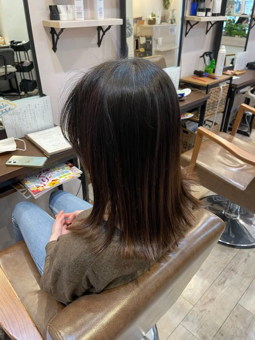 ミディアム カット ゆうだい モデル募集中のヘアスタイル