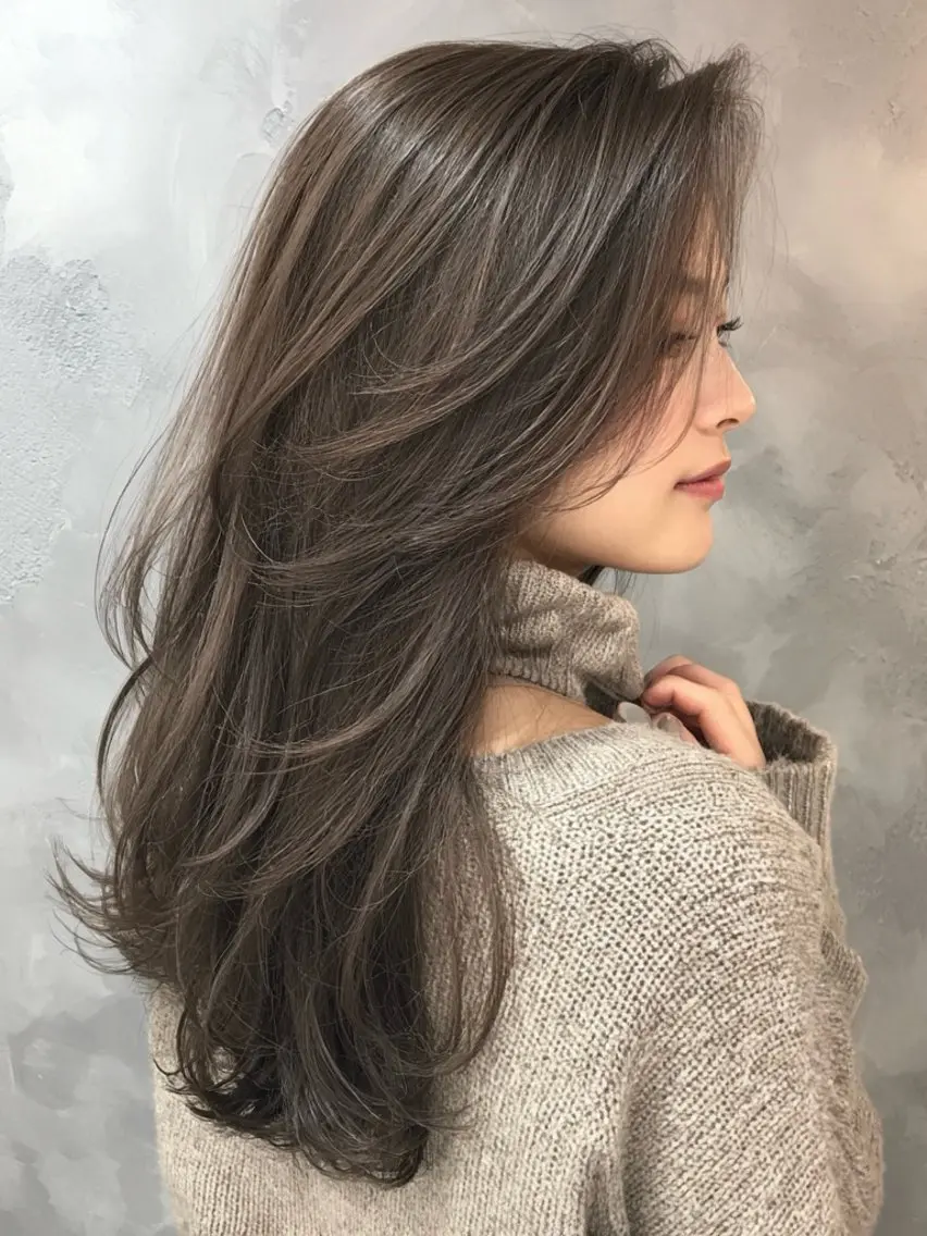 ロング カラー ヘアカラー トリートメント 池袋/カラー特化🎨 ロング料金なし🩵のヘアスタイル