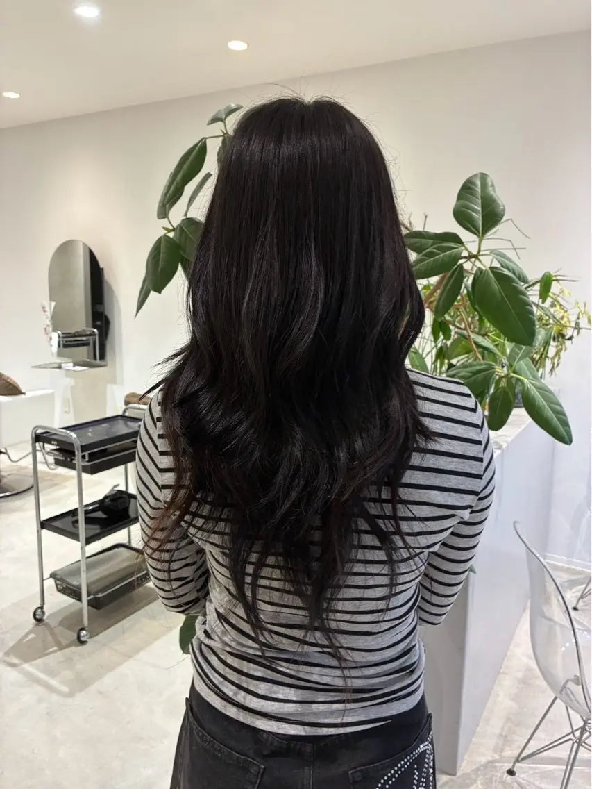 ロング 門脇 紬希のヘアスタイル