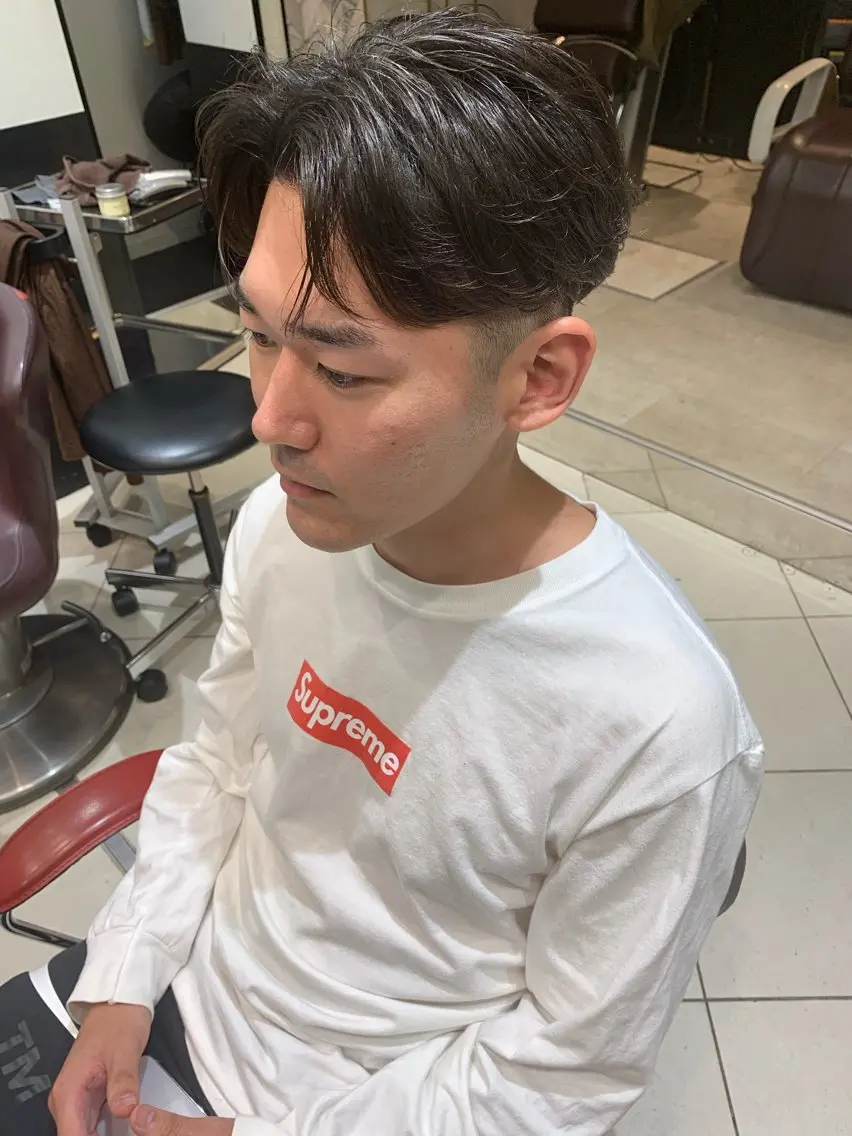 メンズ カット パーマ トリートメント ヘアセット ✨上村 潤平✨メンズヘア✨のヘアスタイル